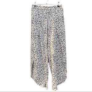 DREW Leopard Slit Leg Pants